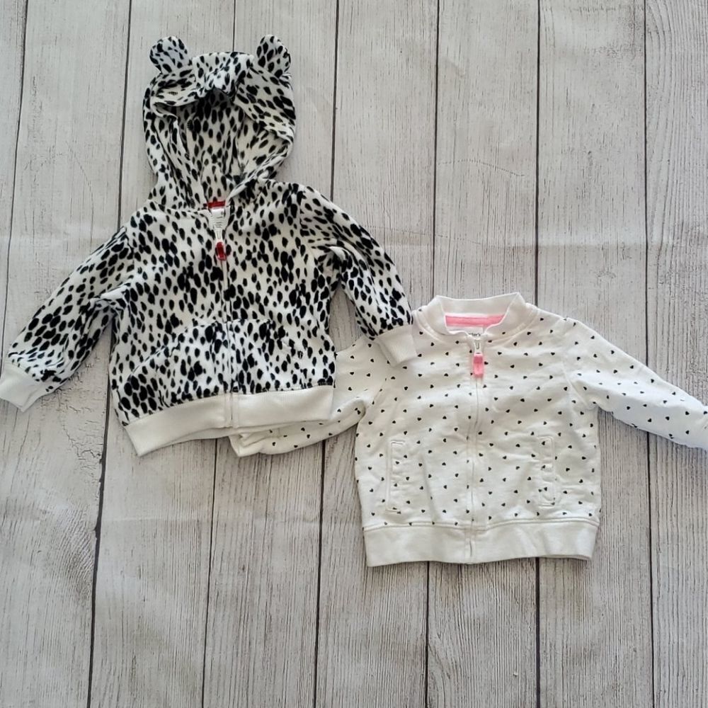 2 Carter's Sweatshirts 6m